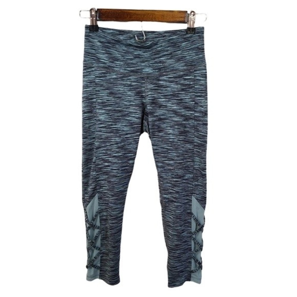 Champion Striped Cropped Athletic Legging XS Womens